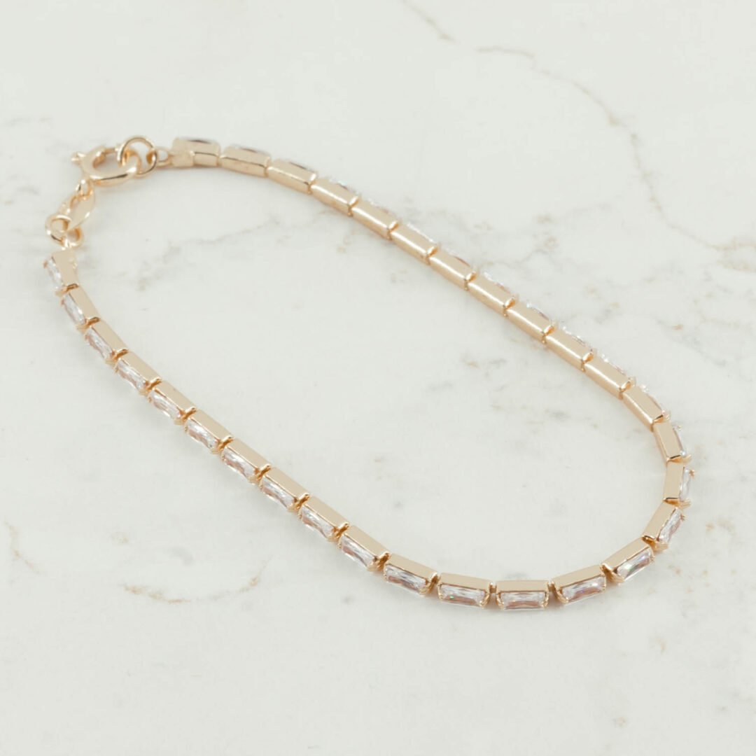 PULSERA TENNIS RECTANGULAR 2MM