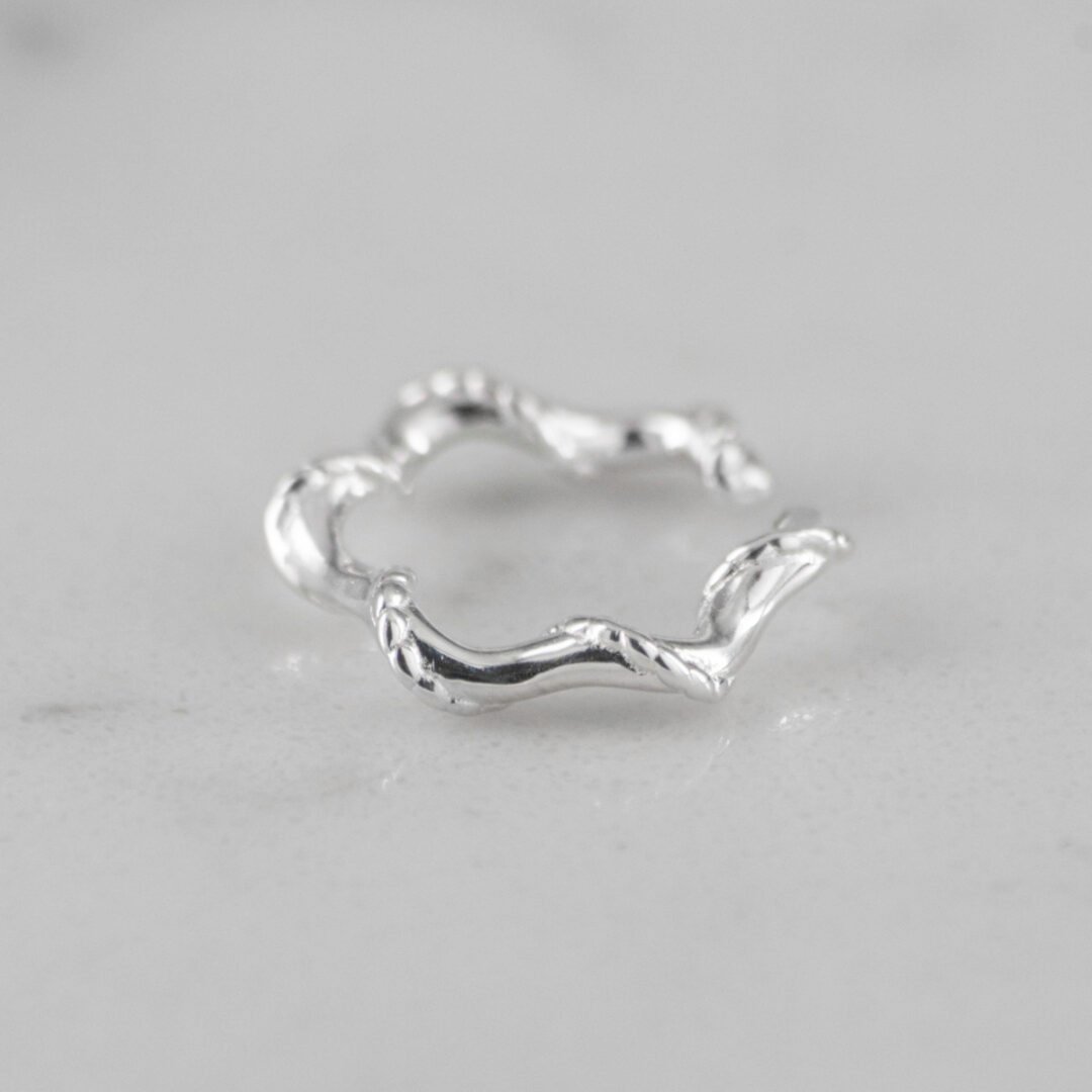 EARCUFF ENTORCHADO ENTRELAZADO - Imagen 2