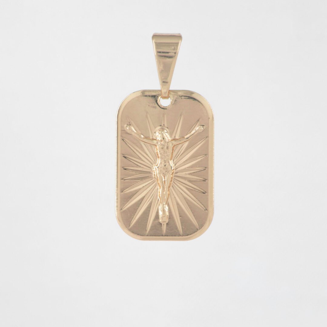 DIJE PLACA CRISTO SOL