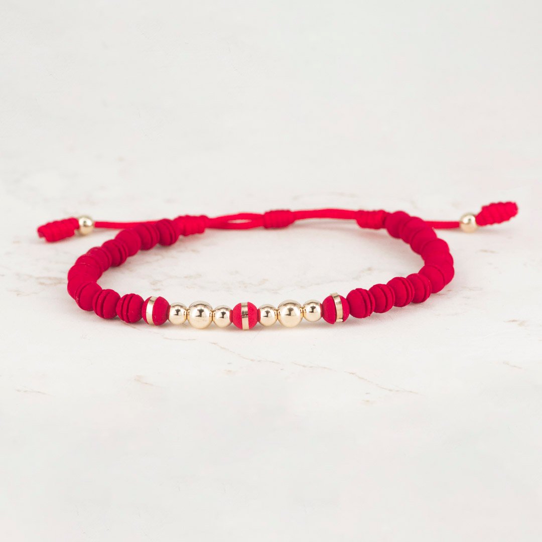 PULSERA TEJIDA NEO RAYADO-NEO 6MM ARGOLLA X 5MM