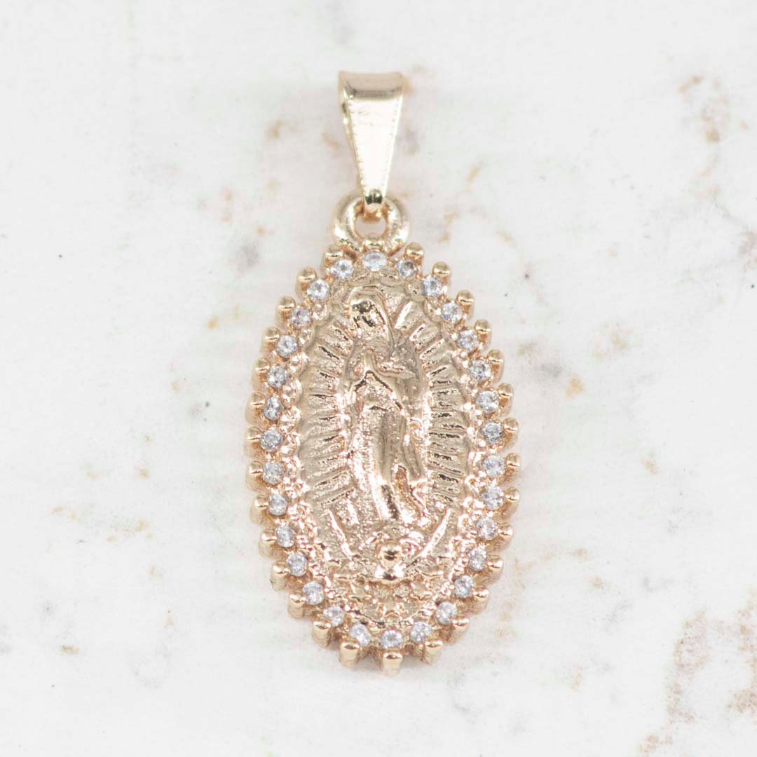 DIJE GUADALUPE BORDE CIRCONES CHISPAS
