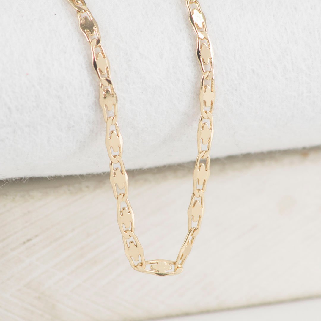 CADENA ESLABON CRUZ 50 CM