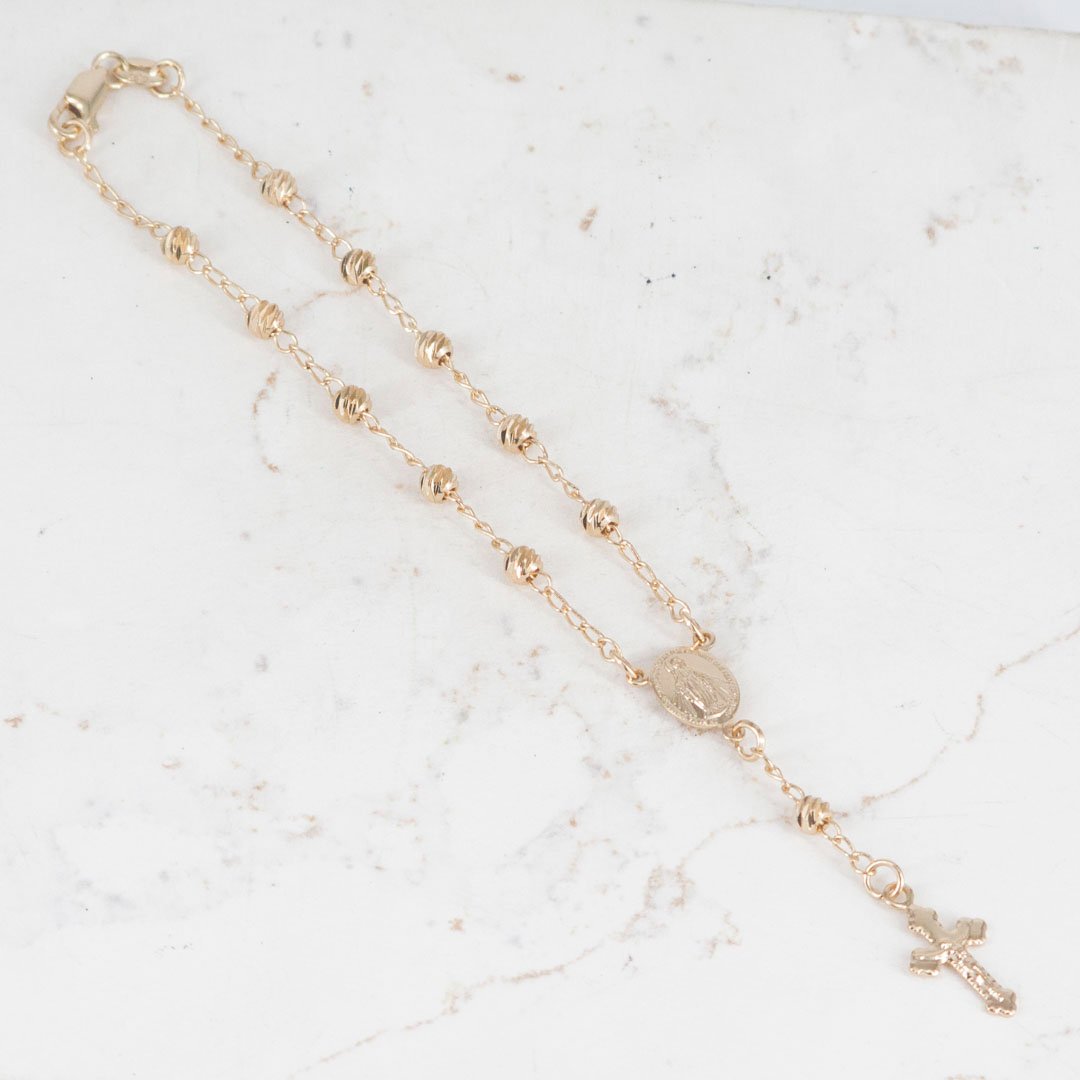 PULSERA DIAMANTADA DENARIO