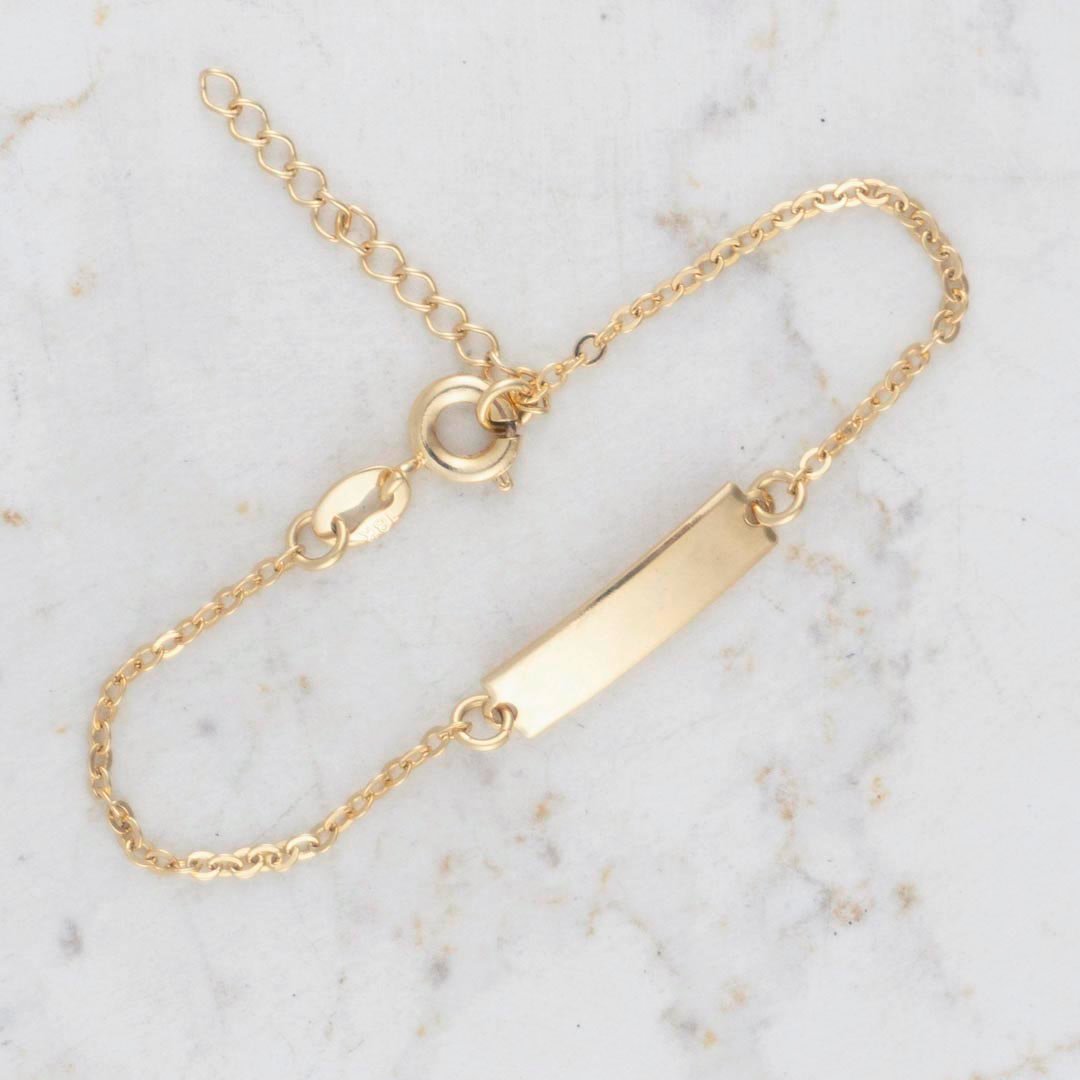 PULSERA PLACA JUEGO 1.5MM