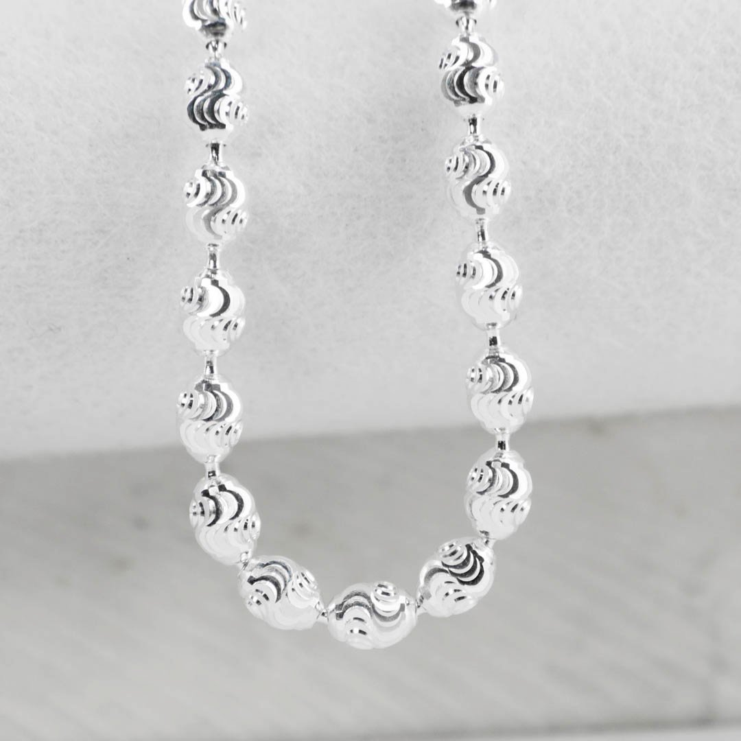 CADENA BARRIL DIAMANTADO CRUZADO 4MM-45CM