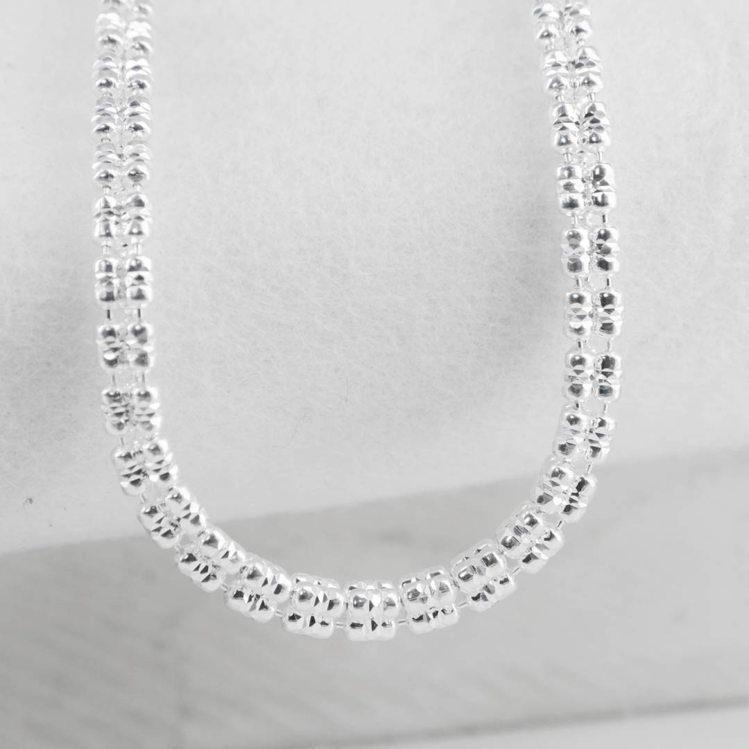 CADENA TRIANGULAR BARRIL MARTILLADO 4MM-45CM