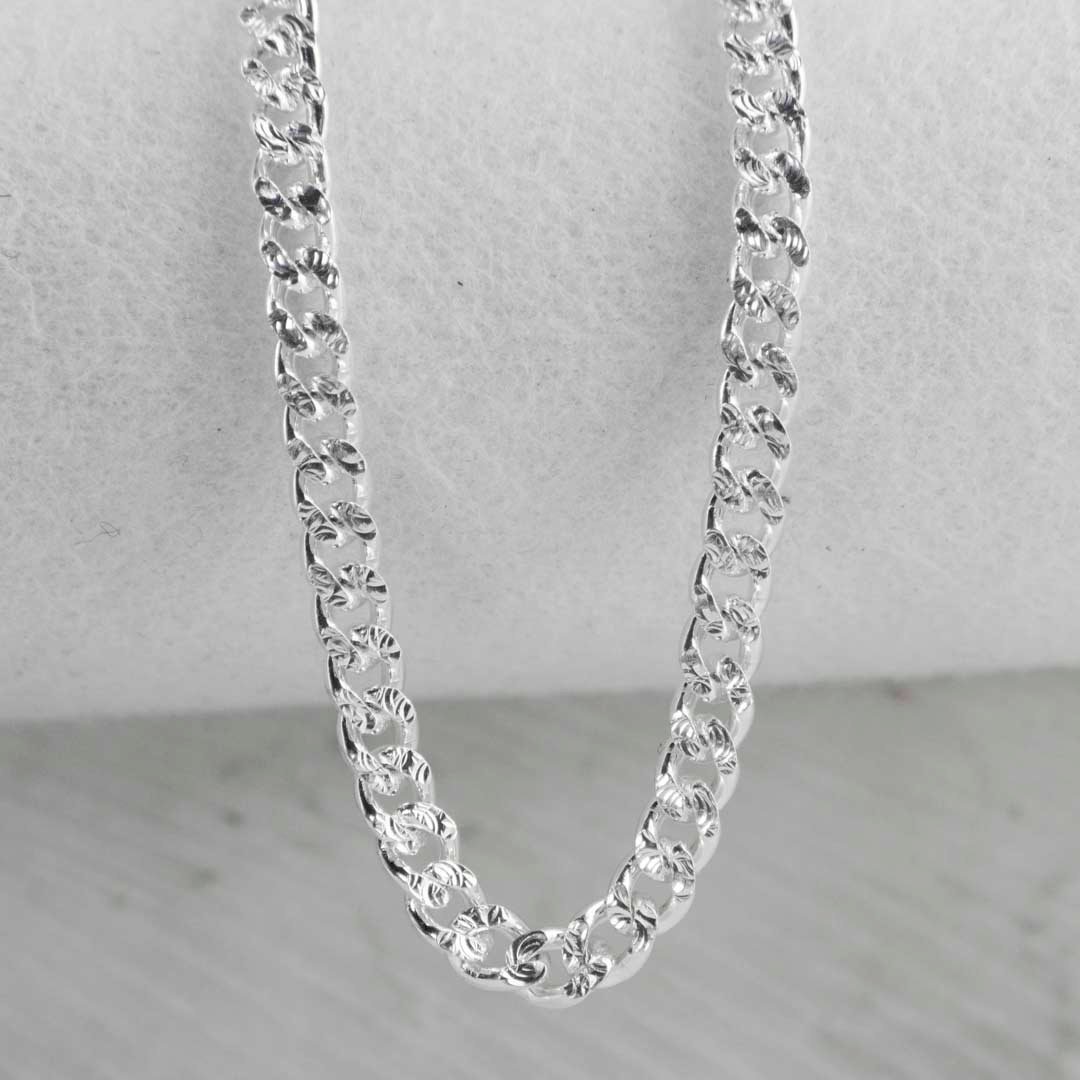 CADENA CUBANA DIAMANTADA 3.5MM-50CM