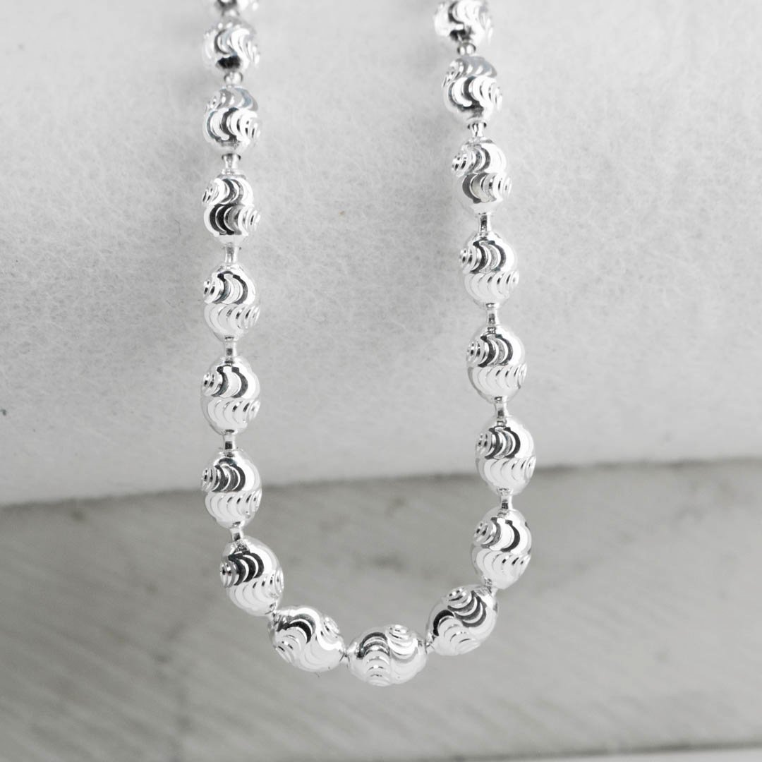 CADENA BARRIL DIAMANTADO CRUZADO 4MM-60CM