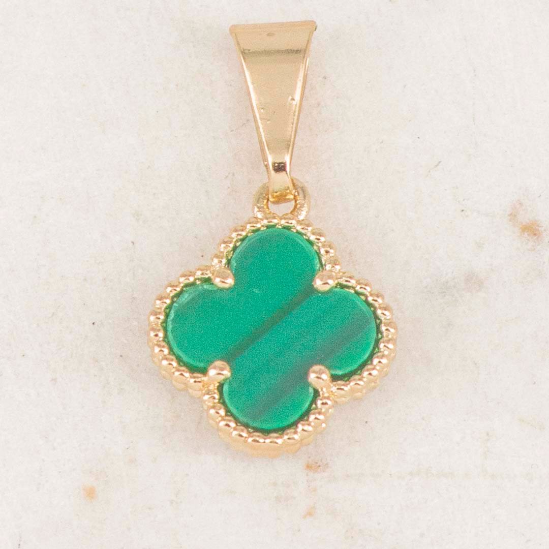 DIJE VAN CLEEF VERDE VETEADO