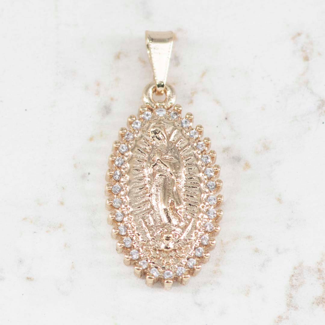 DIJE GUADALUPE BORDE CIRCONES CHISPAS