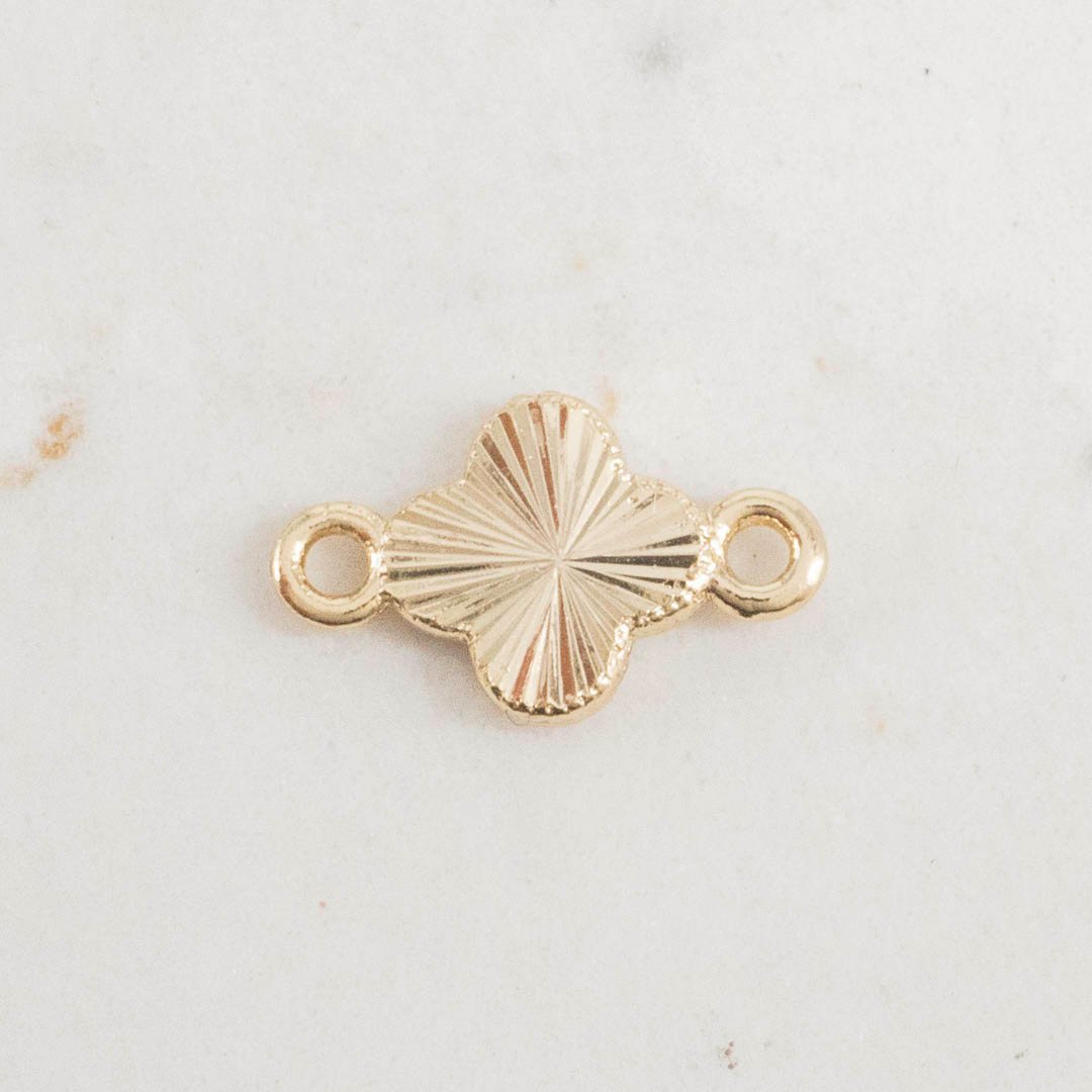 O25130Y - HERRAJE VAN CLEEF DORADO DESTELLO 7mm X 7mm -1