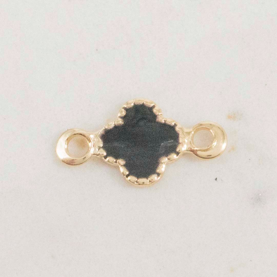 O25132Y - HERRAJE VAN CLEEF NEGRO MINI 6mm X 5mm