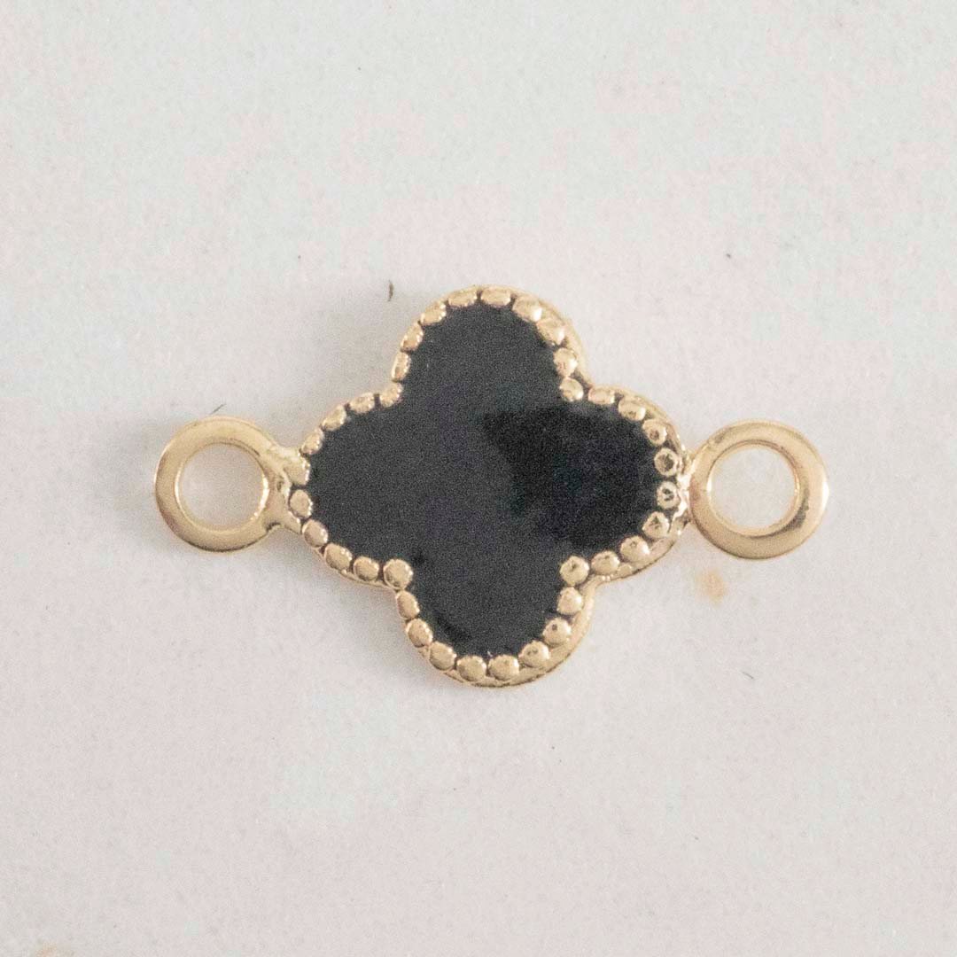 O25133Y - HERRAJE VAN CLEEF NEGRO PEQUEÑO 8mm X 8mm
