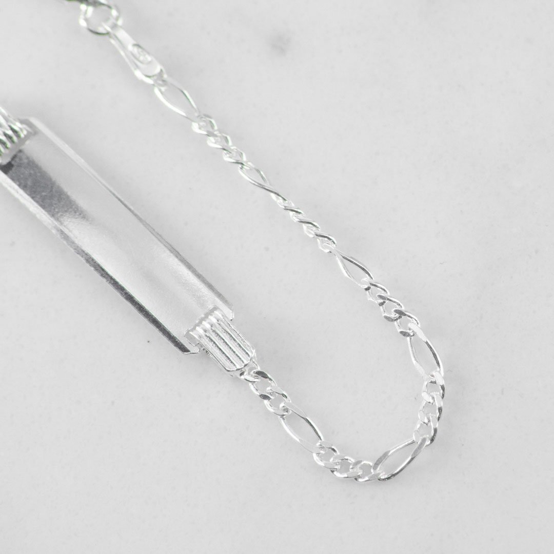 PULSERA PLACA 3X1 2MM-16CM